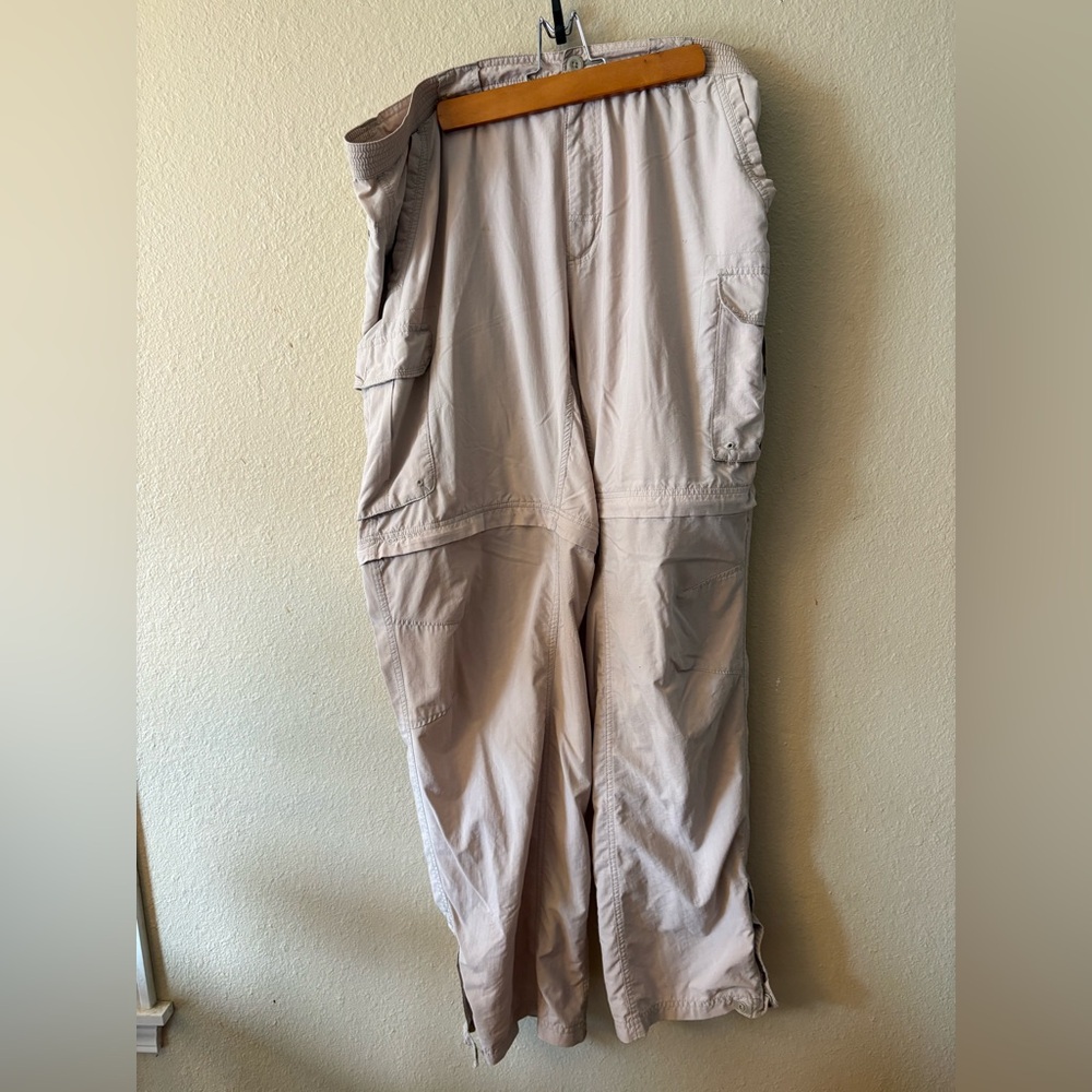 Columbia Titanium Convertible Hiking Pants Men’s L 34 Zip-Off Cargo Trail